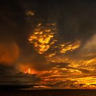 Sunset And Stormclouds