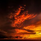 Sunset And Stormclouds