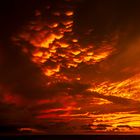 Sunset And Stormclouds