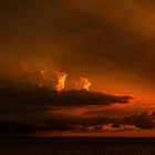 Sunset And Stormclouds