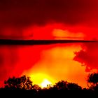 Sunset And Stormclouds