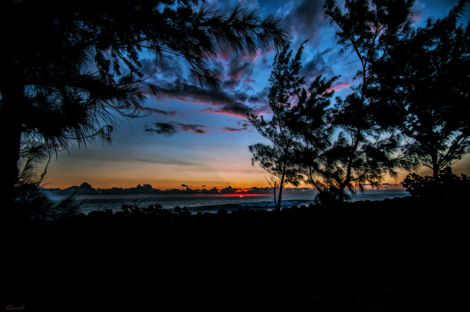 Sunset and Surf