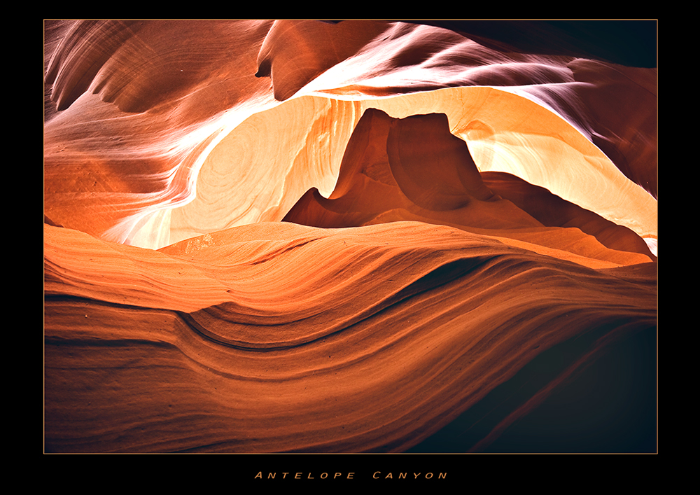 sunset @ antelope canyon