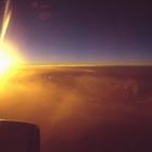 Sunset at 33000 feet