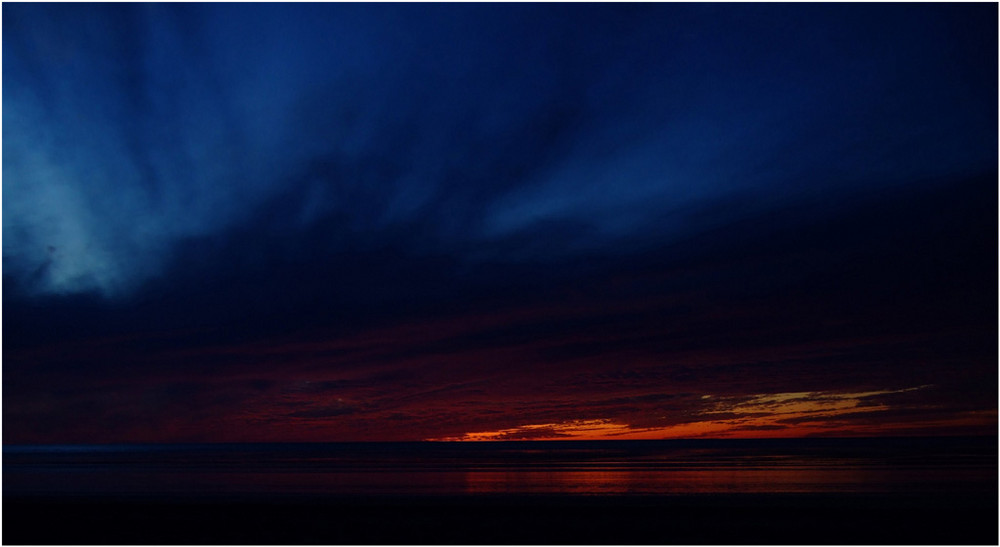 sunset at 80 mile beach