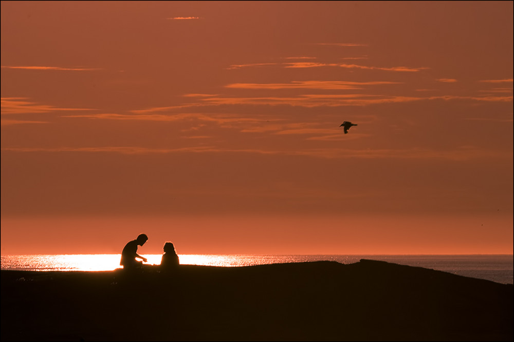 Sunset at Atlantic Road