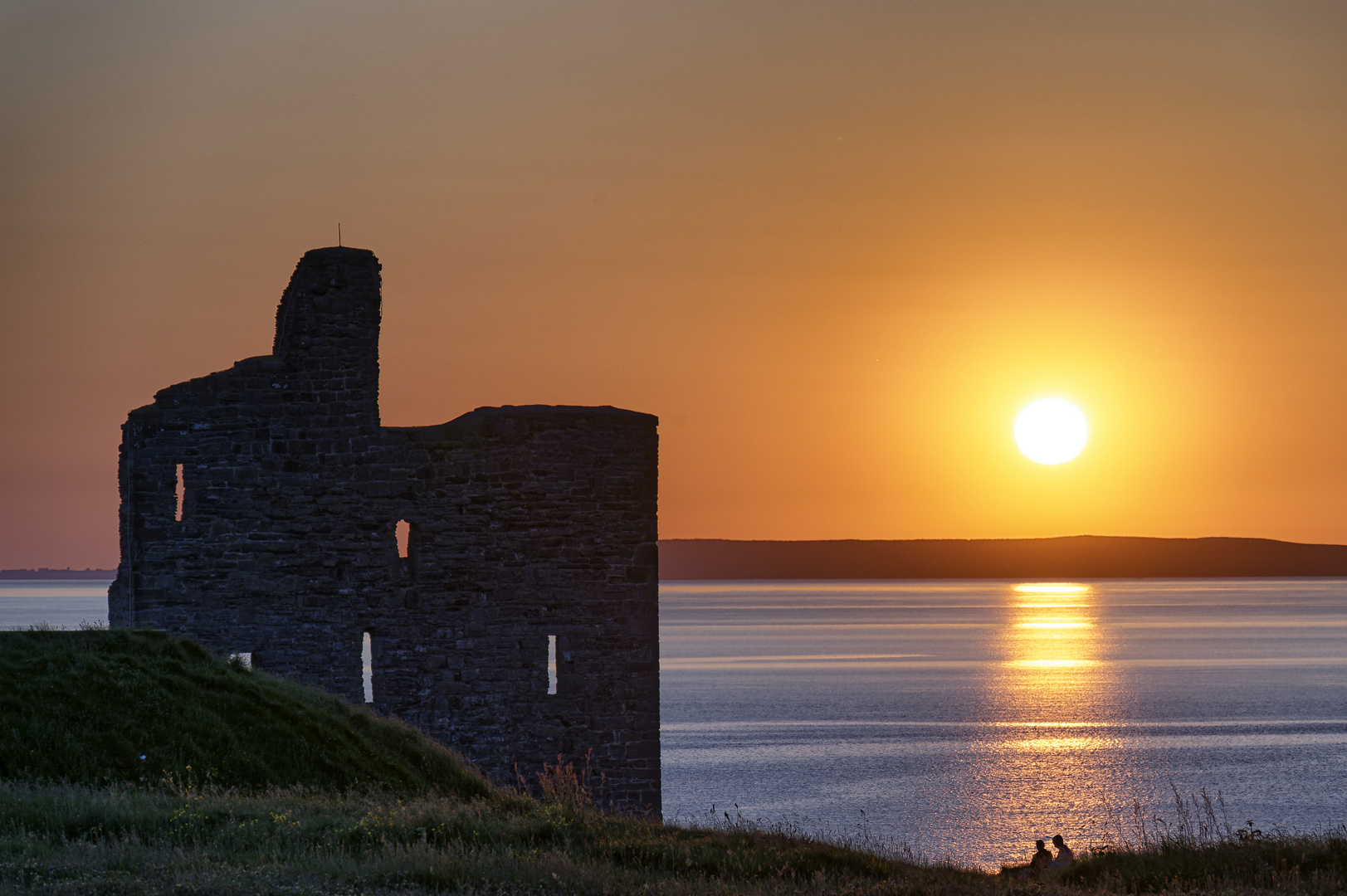 Sunset at Ballybunion Castle