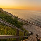 Sunset at baltic sea 