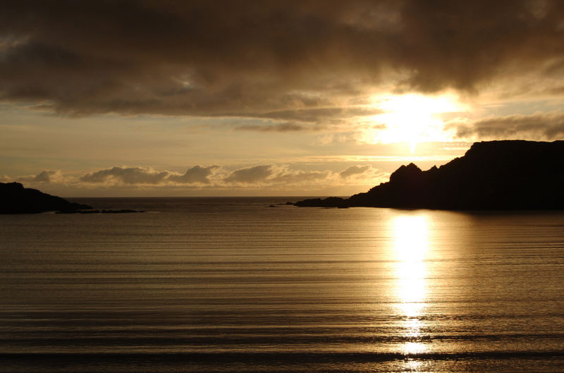 Sunset At Bannamin Beach,Papil,Burra,Shetland Islands