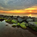 Sunset at Batu Bolong Lombok Island - Indonesia