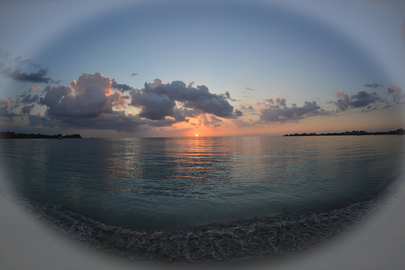 Sunset at Bloody Bay "Fish Eye"