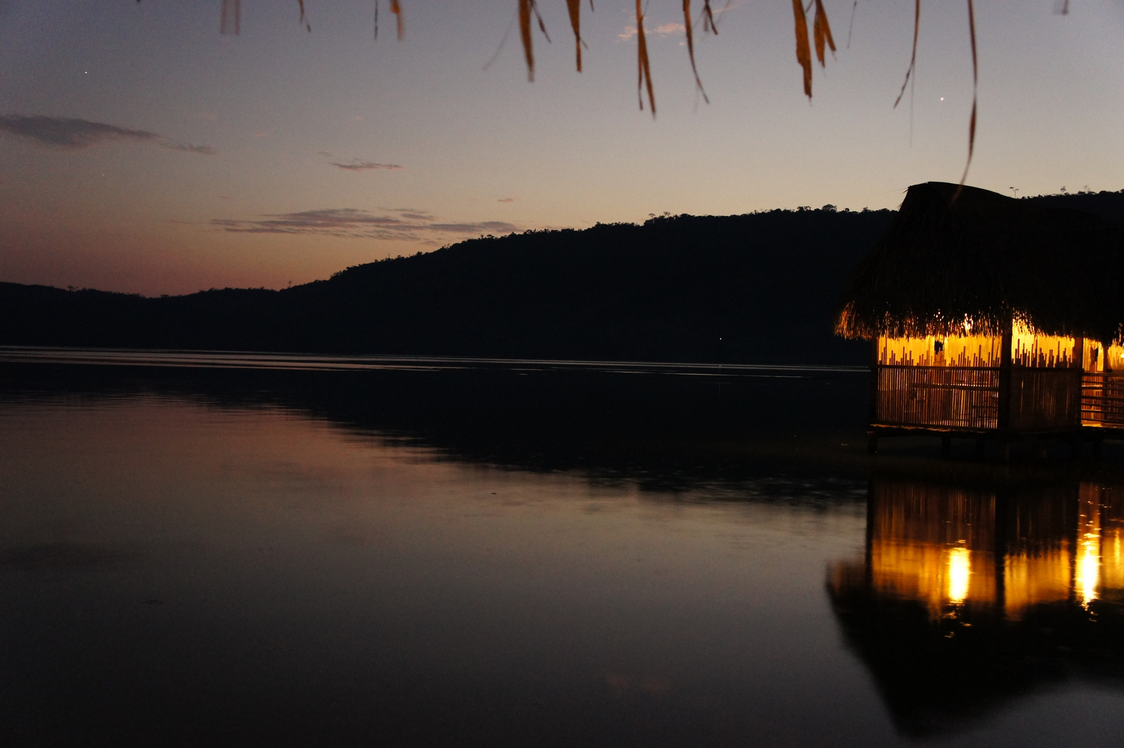 Sunset at Blue Lagoon