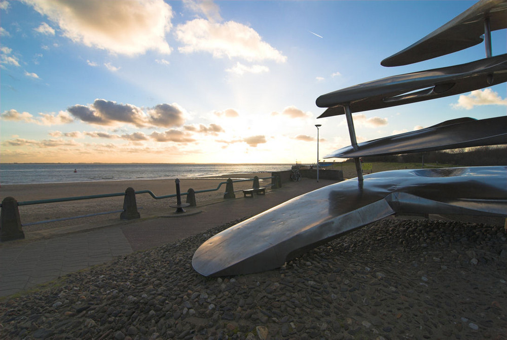 sunset at boulevard Vlissingen