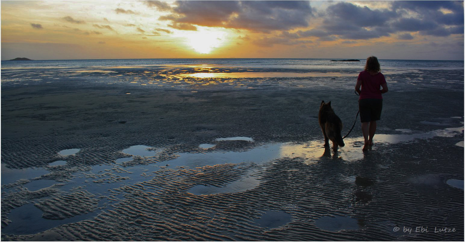 * sunset at cape york / most northern point of australia *    * 