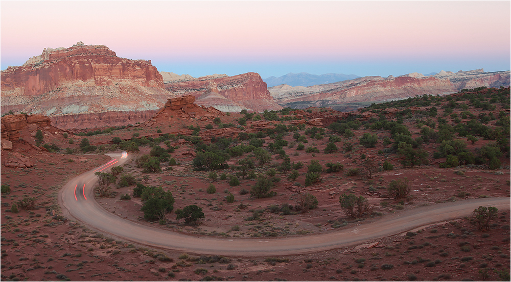 Sunset at Capitol Reef