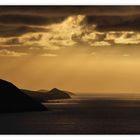 * sunset at cardigan bay *