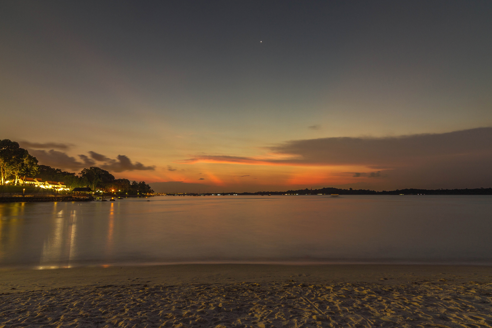 Sunset at Changi Beach, Singapore 2010