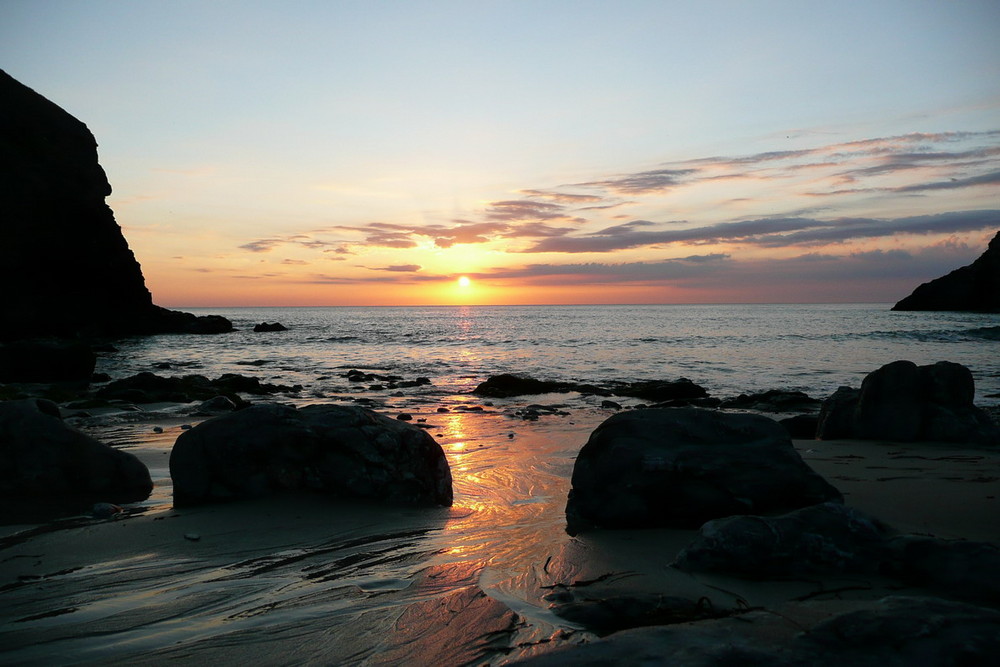 Sunset at Chapel Porth