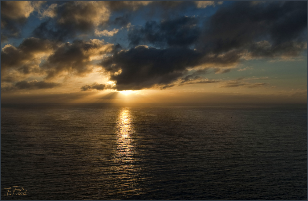 Sunset at Chapman's Peak Drive