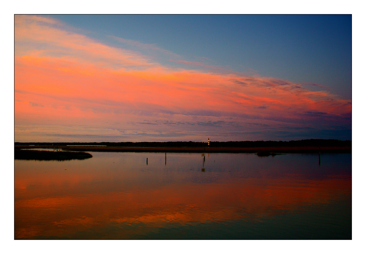 Sunset at Chincoteague Island