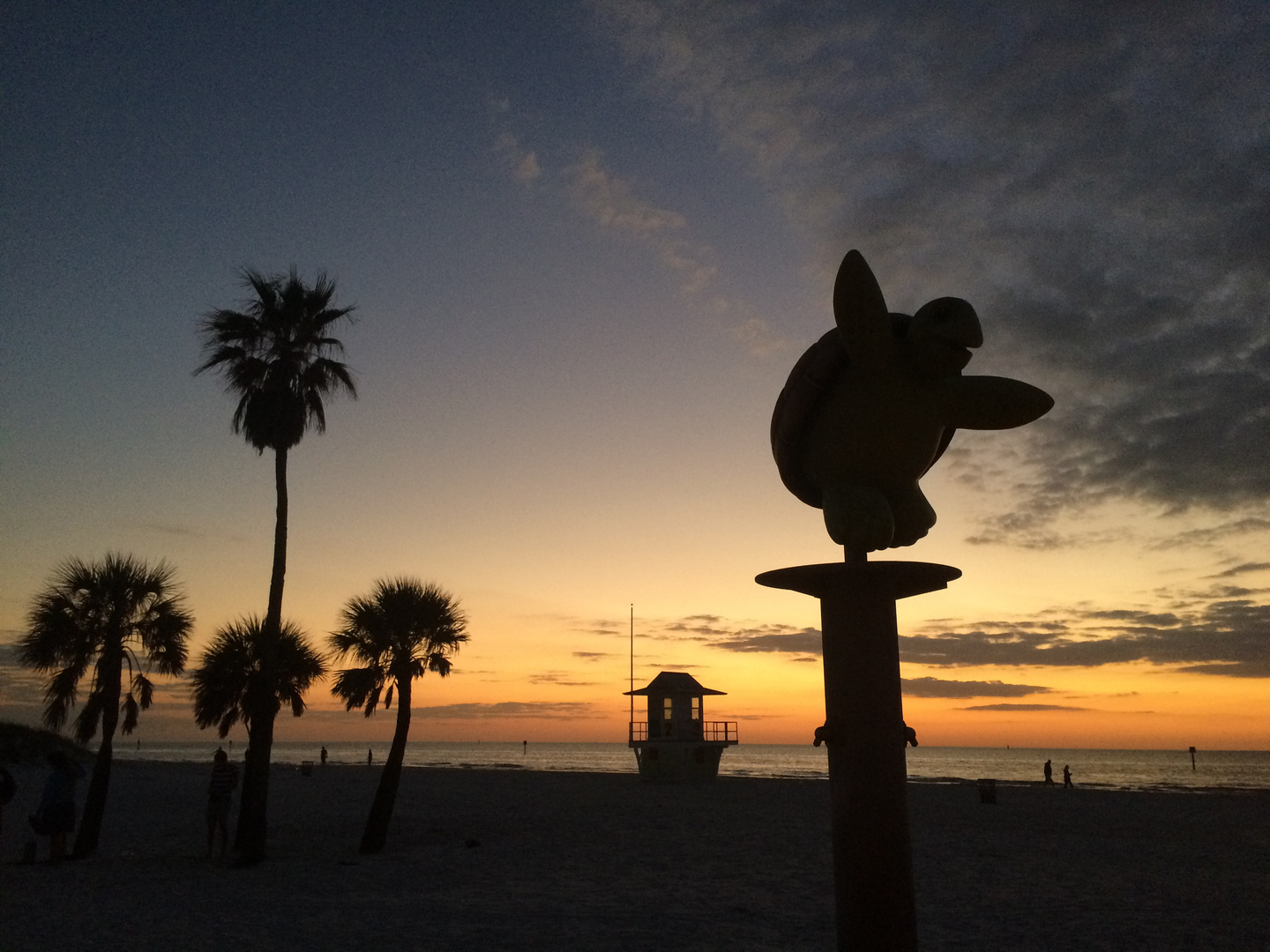 Sunset at Clearwaterbeach