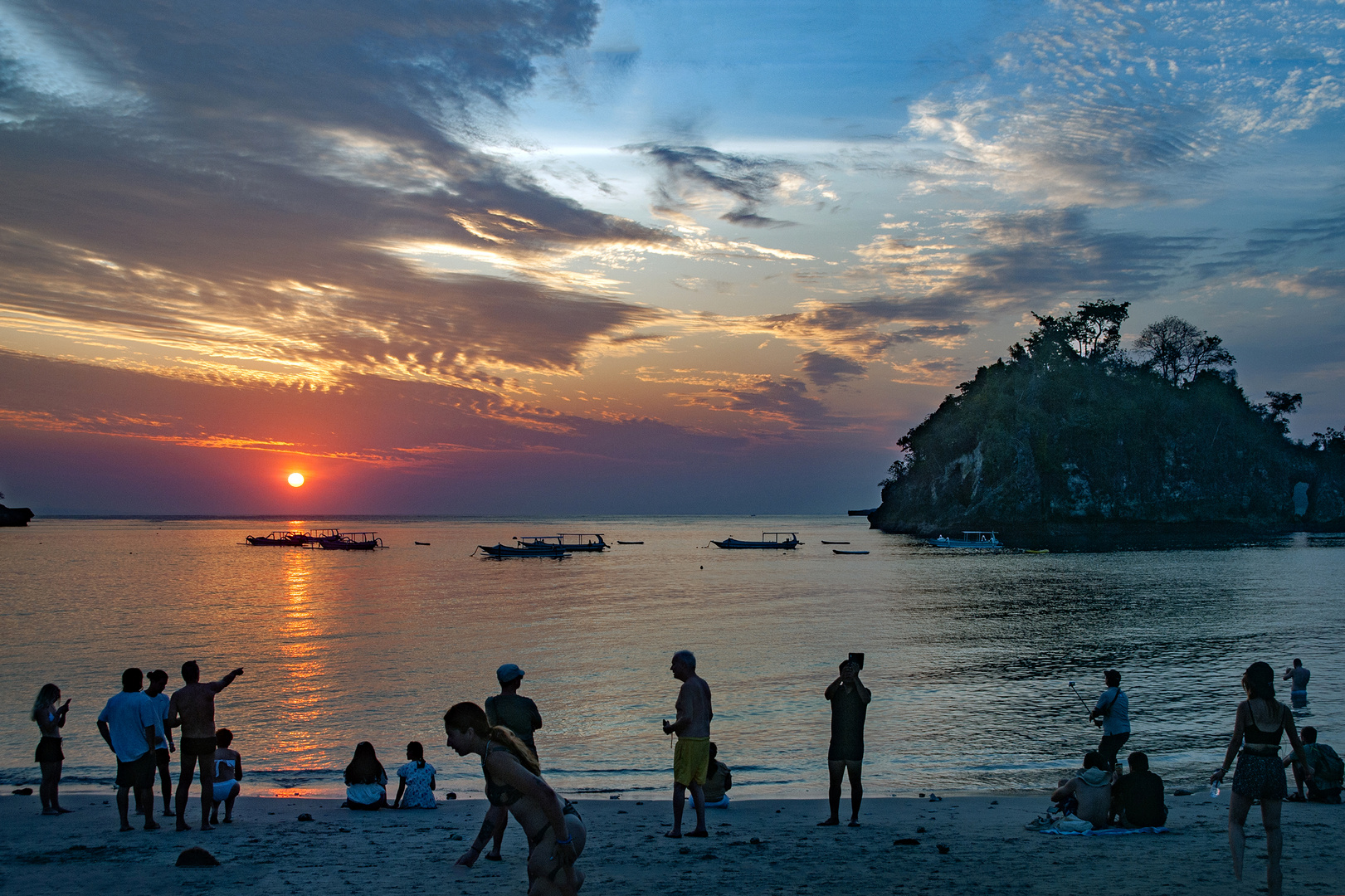 Sunset at Cristal Beach