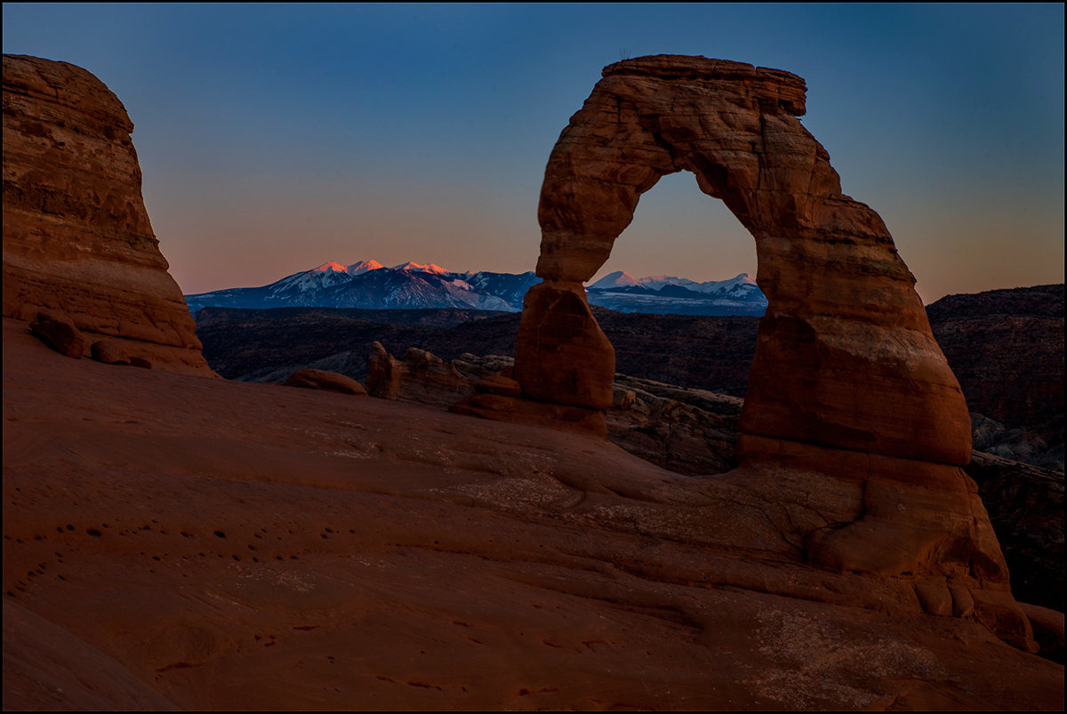 Sunset at Delicate Arch