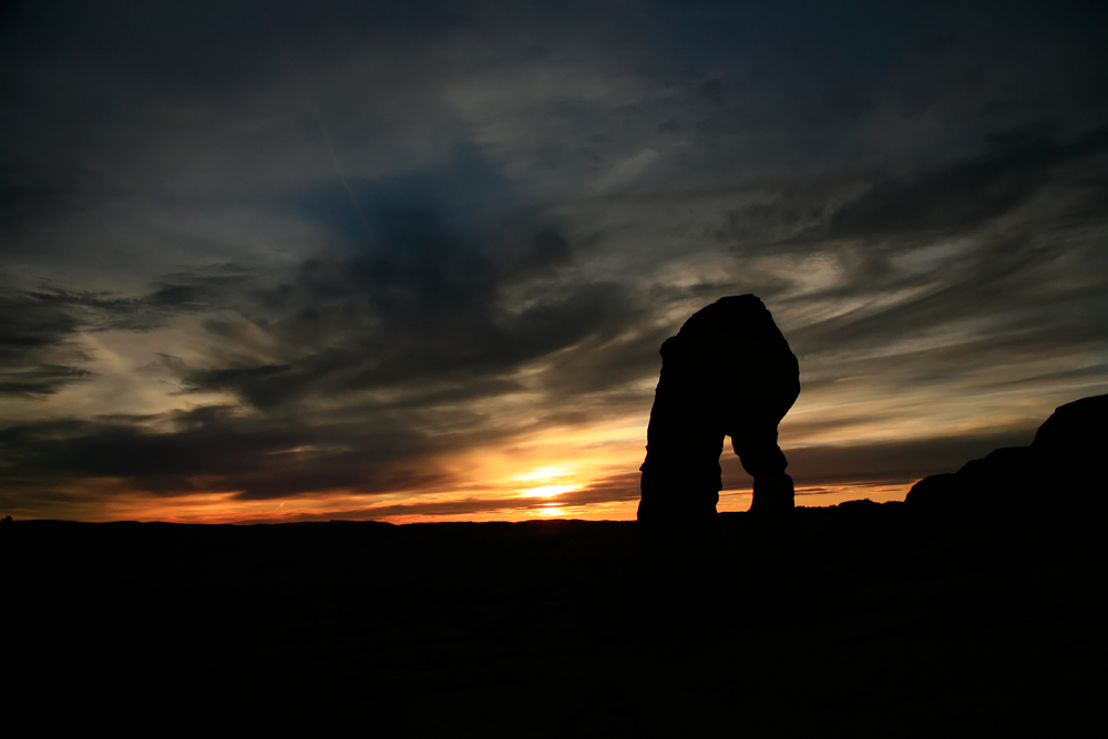 Sunset At Delicate Arch, Arches National Park