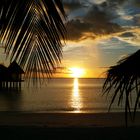 Sunset at Dhigufinolhu Island (South Male Atoll)