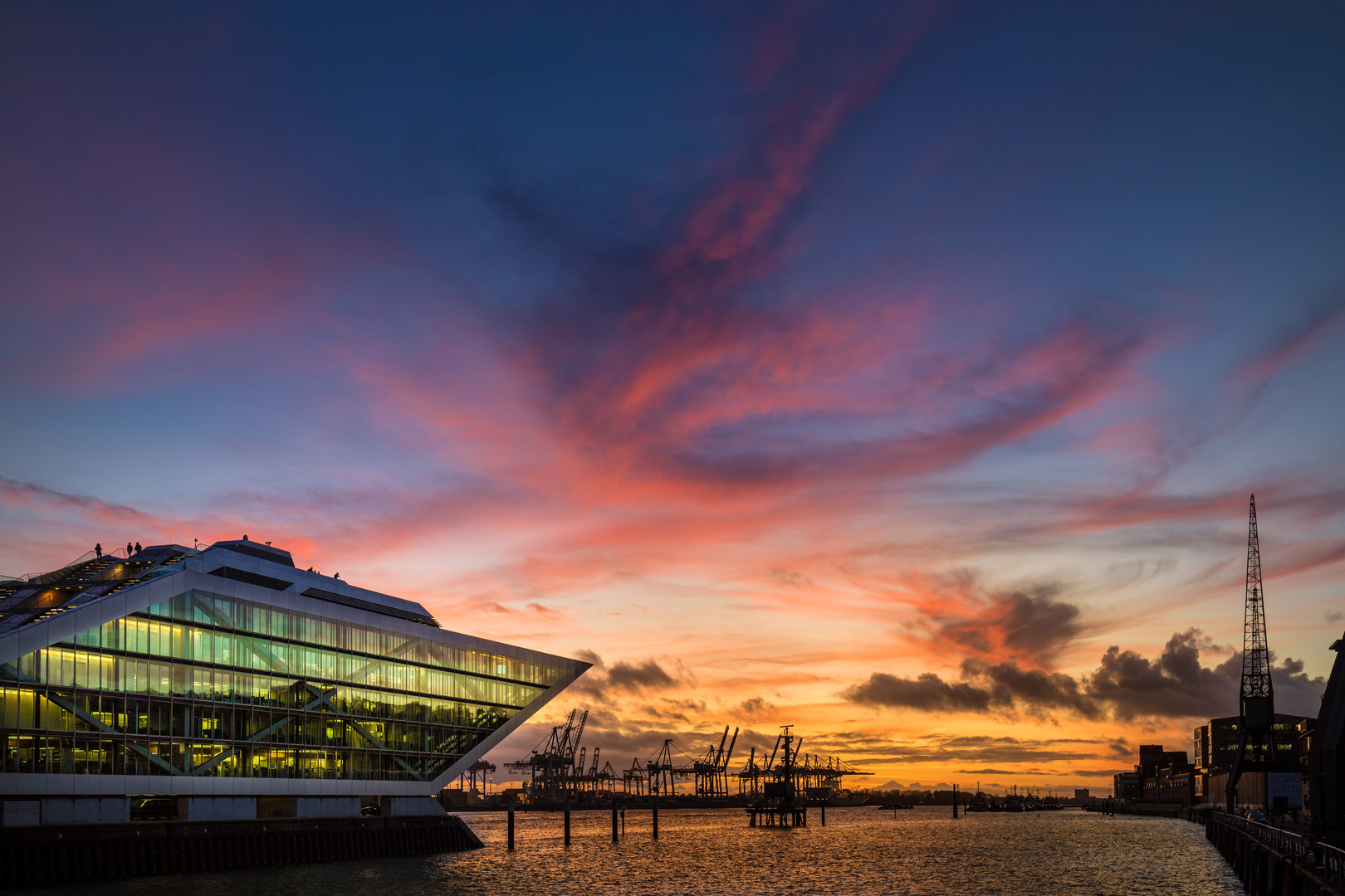 Sunset at Dockland 