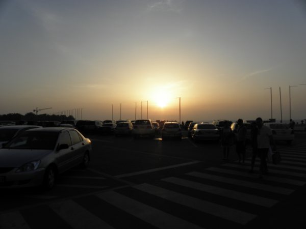 Sunset at Dubai Marina