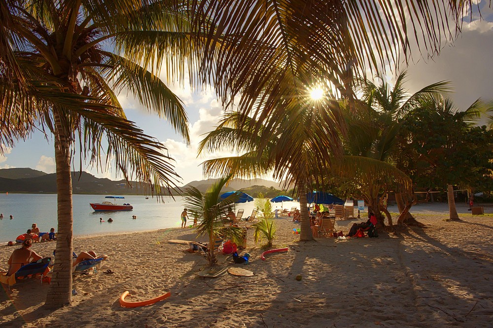 Sunset at Galion Beach, St.Martin, F.W.I.