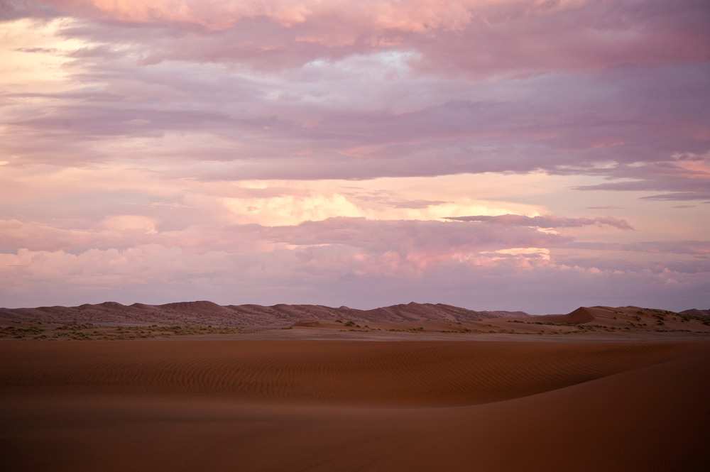 Sunset at Gobabeb,