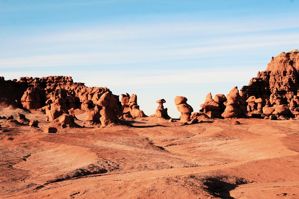 Sunset at Goblin Valley