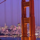 sunset at Golden Gate