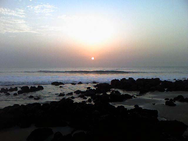 Sunset at Gunjur Beach, The Gambia