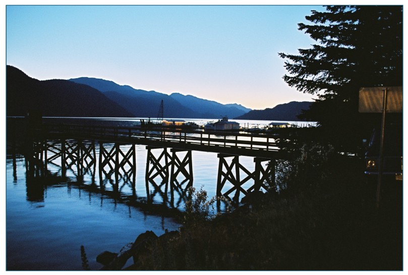 Sunset at Harrison Lake