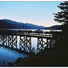 Sunset at Harrison Lake