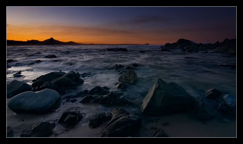 sunset at Hastings Point