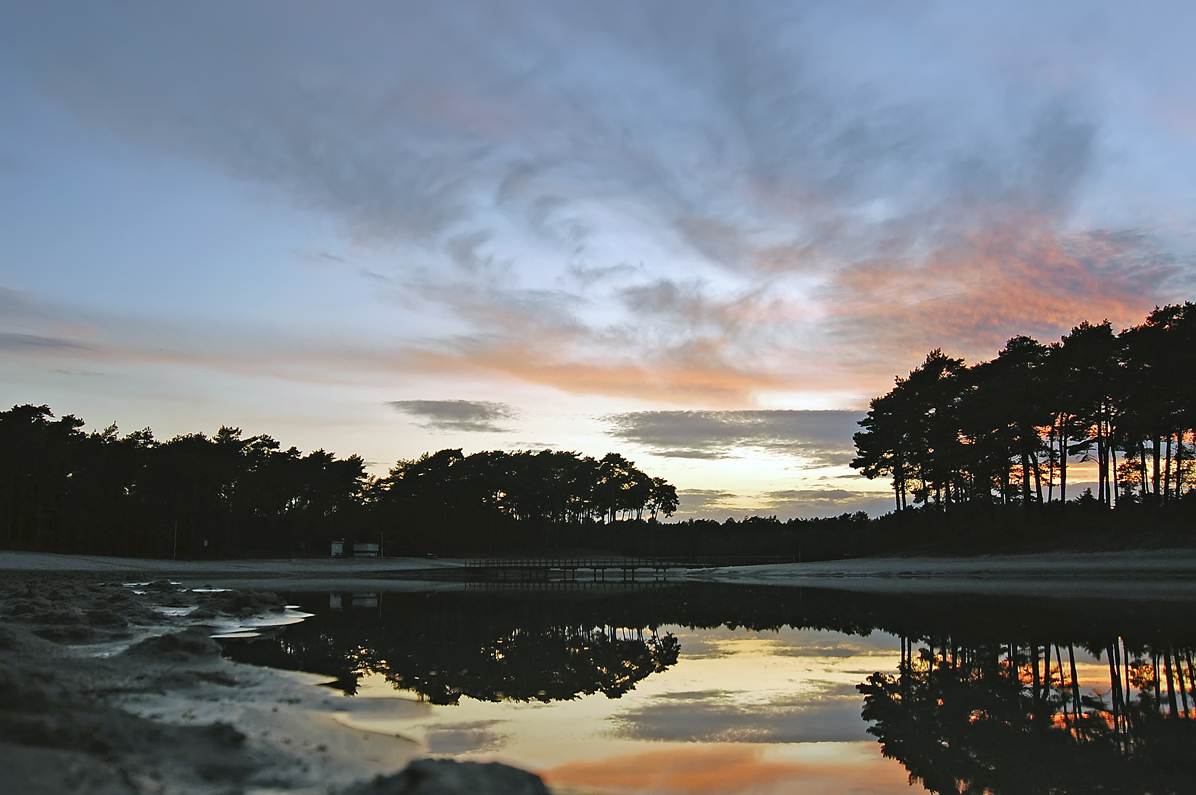 sunset at Henschotermeer