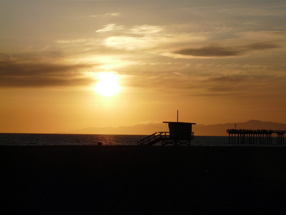 !!Sunset at Hermosa Beach!!