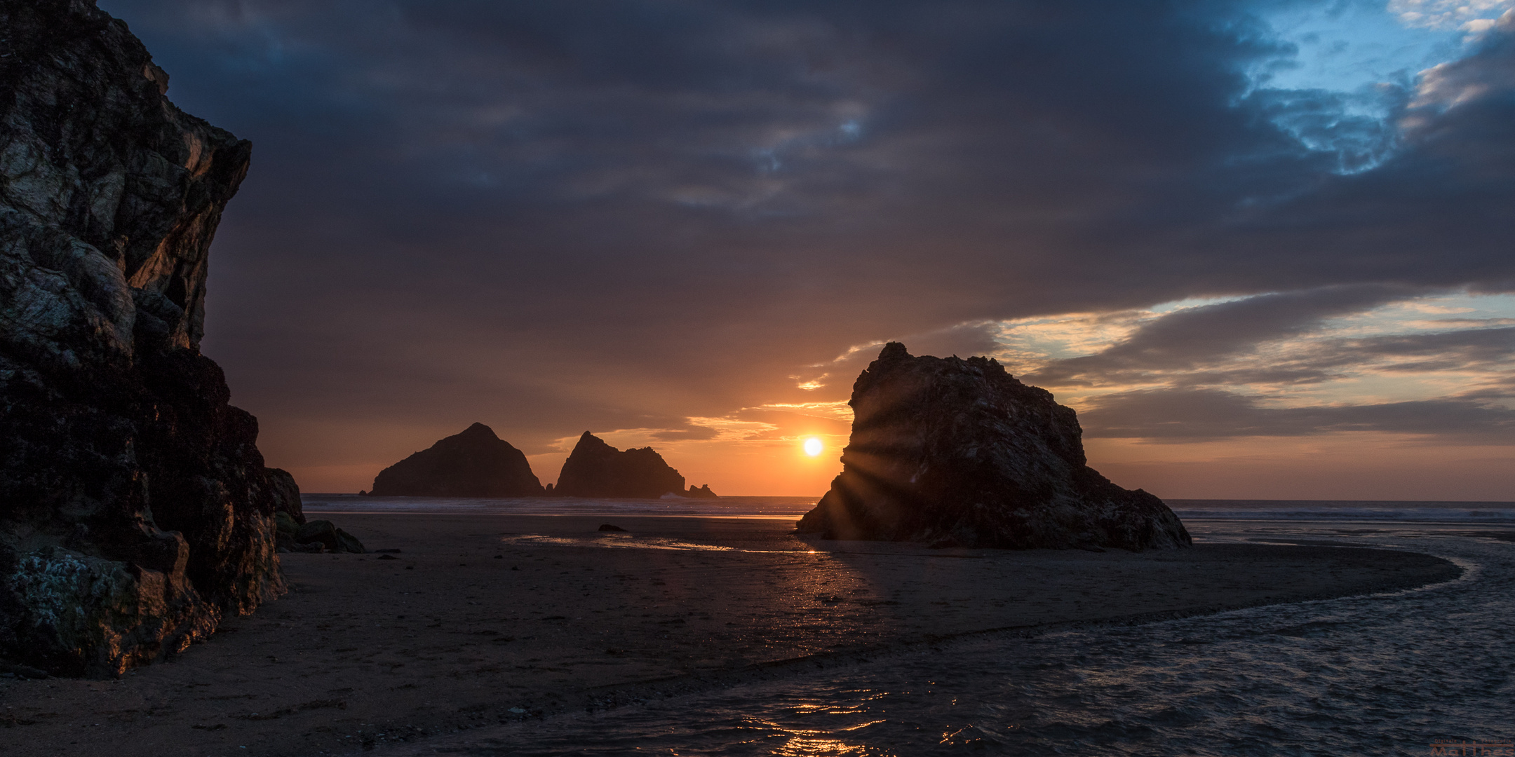 Sunset at Holywell