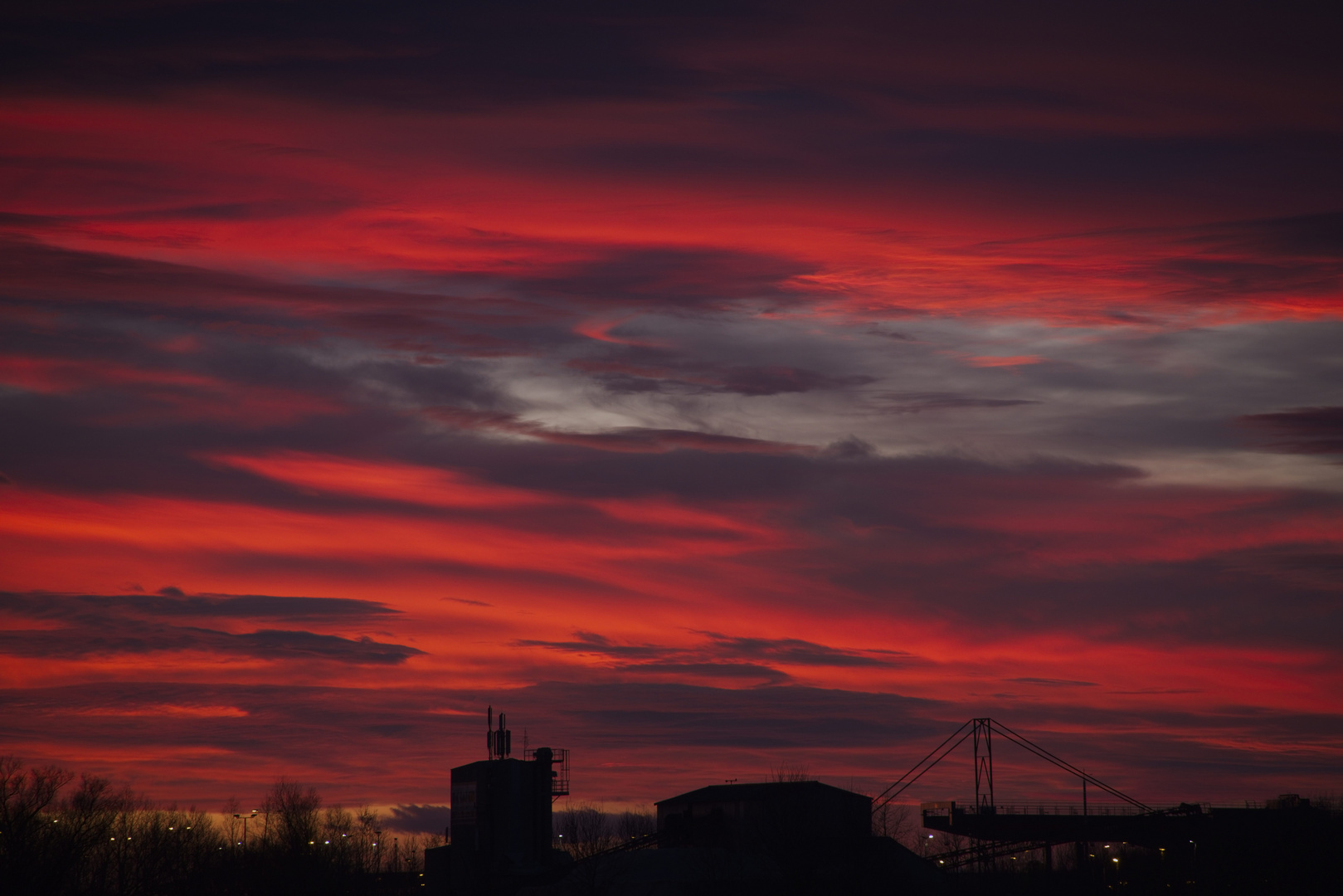 Sunset at home