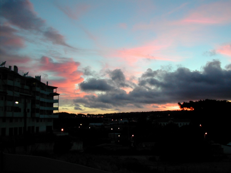 Sunset at home. Estoril Portugal