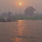 Sunset at Inle Lake