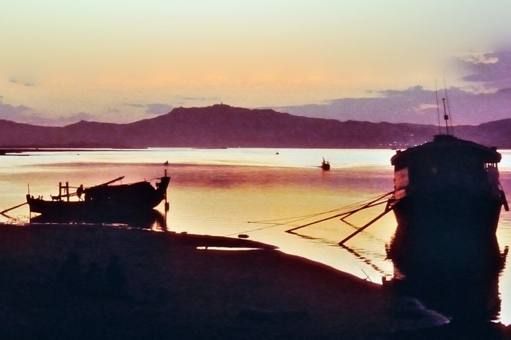 Sunset at Irrawaddy