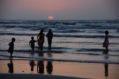 Sunset at Juhu Beach