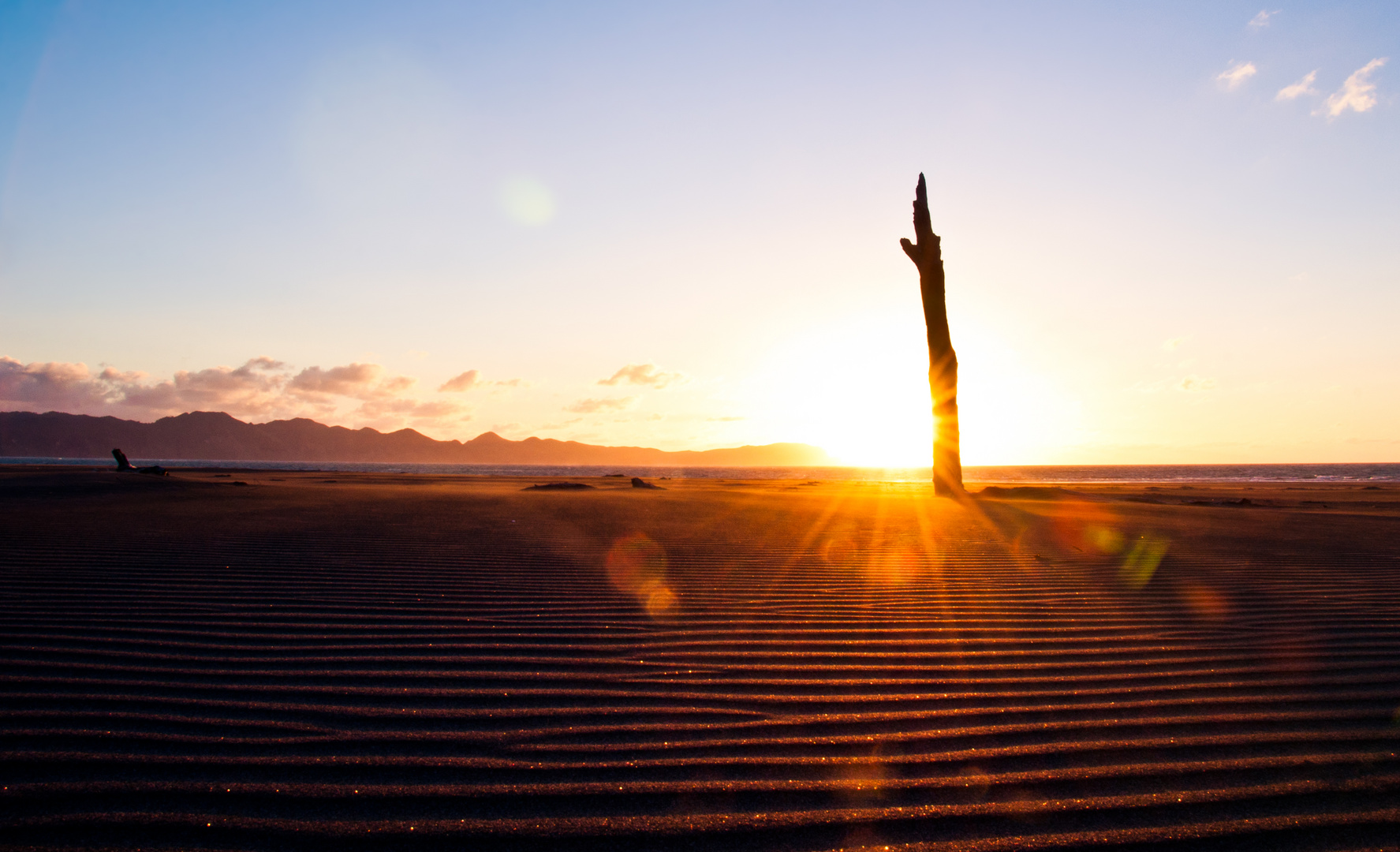 sunset at Kawhia