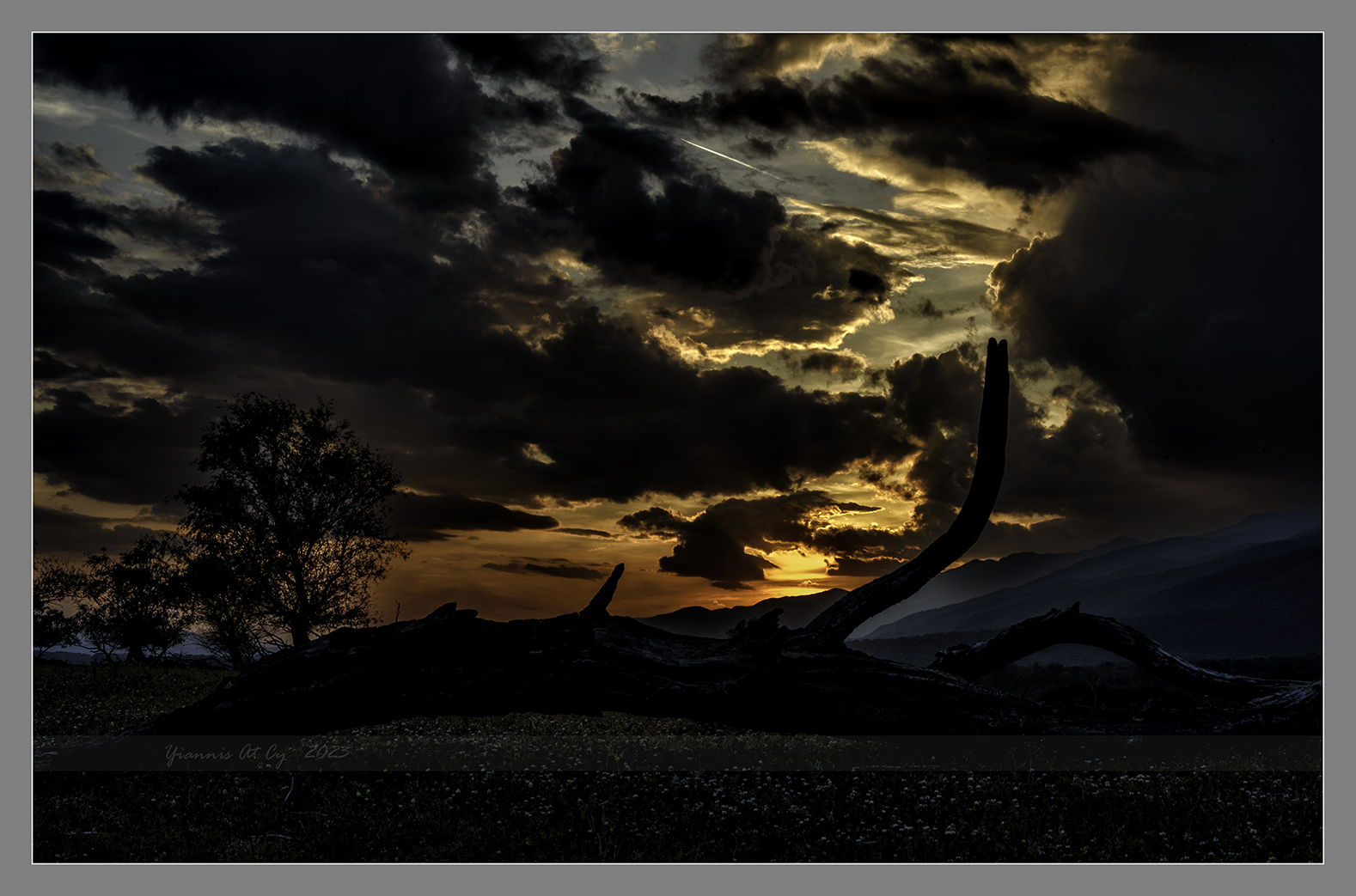 Sunset at Kerkini Lake_6225ab