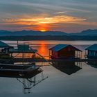 Sunset at Khao Laem Dam